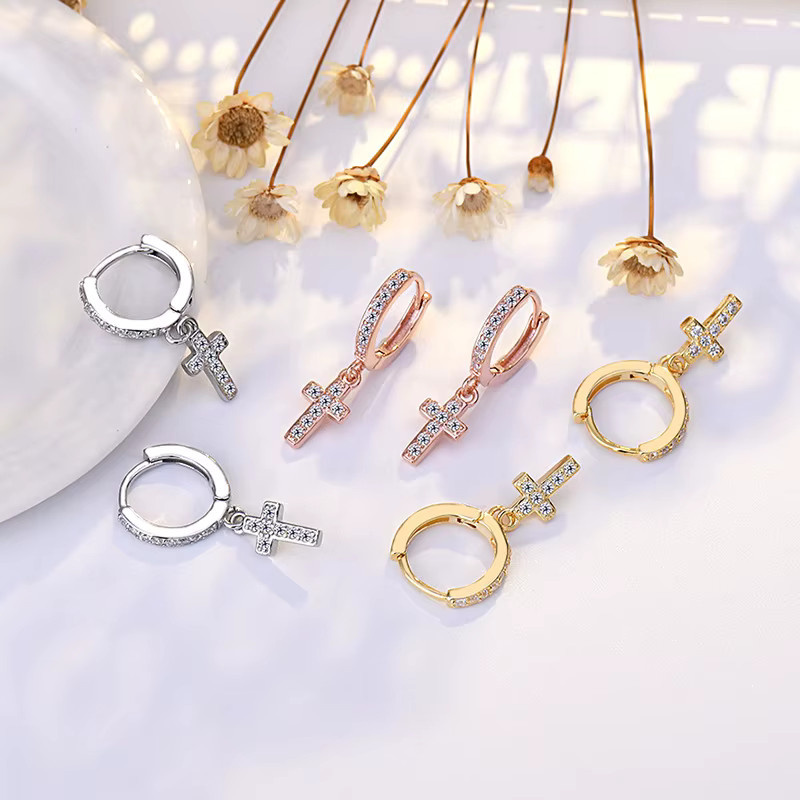 SAY Ohrringe 925 Silber, Zirkonia, Damen - Bild 1