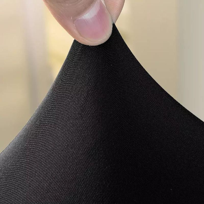 4er-Set KORAN Liegesofa-Abdeckungen aus Polyester, wasserabweisend und rutschfest, elastisch, schwarz - Bild 2
