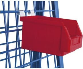 VARIOfit Materialkiste aus Kunststoff, Farbe: Rot, B/T/H: 14,0 x 23,0 x 13,0 cm - Bild 1
