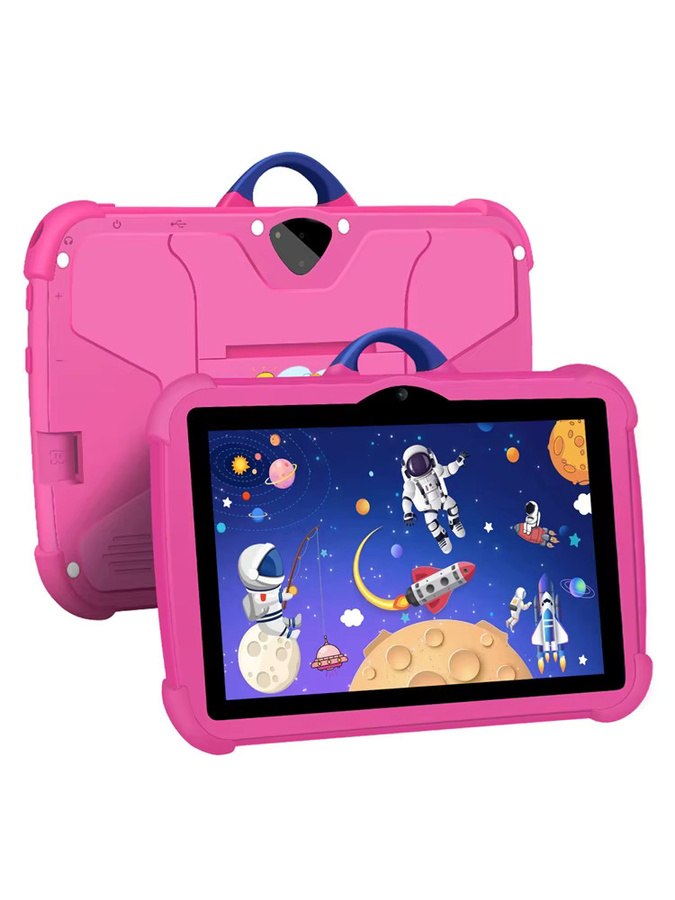 BDF Kinder Tablet 7 Zoll mit 5G WiFi, Quad Core, 4GB RAM und 64GB ROM inklusive Schutzhülle, Blau oder Pink - Bild 5