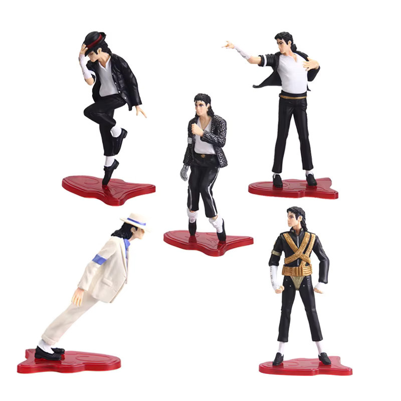 Bandai Michael Jackson, 5-teiliges Set, Actionfiguren, Kunststoff - Bild 2
