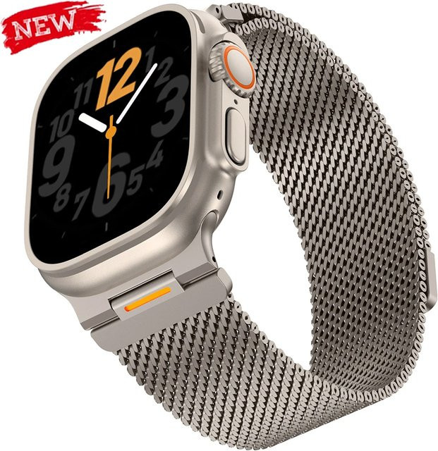 Geekthink Uhrenarmband Edelstahl, Silber, Unisex - Bild 1