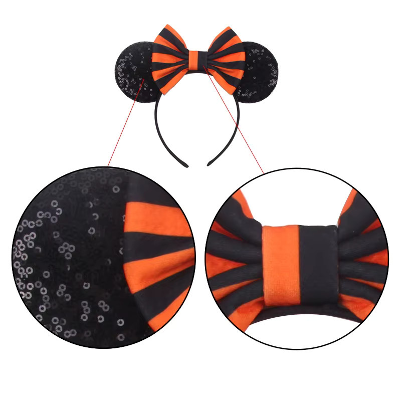 Disney Mickey Maus Ohren Stirnband, Kürbis, Zubehör - Bild 2