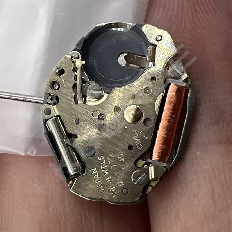 KUERDE Uhrwerk Quarz, 1L45, Messing, Silber, 2 Zeiger mit kleiner Sekunde - Bild 3