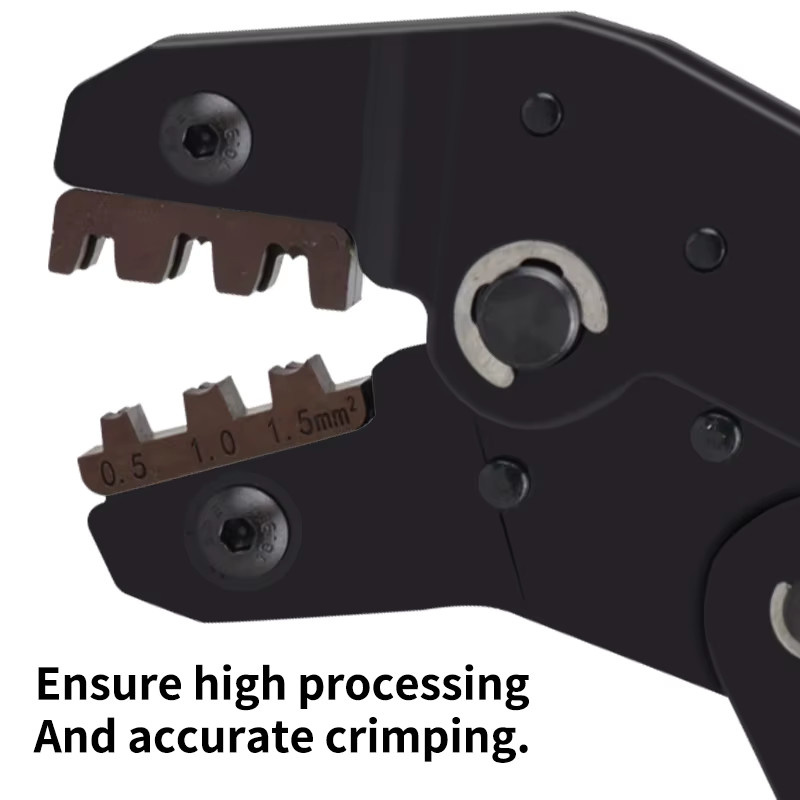 SN-48B Hochpräzise Crimpzange für Laschen 2,8 4,8 6,3 mm und Aderquerschnitte 0,5-2,5 mm²/23-13AWG von Lion Rage - Bild 2