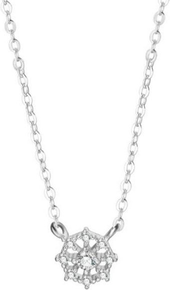 Lucky Star Jewelry Halskette Schneeflocke, 925 Sterlingsilber, Damen - Bild 1