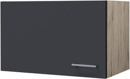 Flex-Well Küchen-Kurz-Hängeschrank Morena in Basaltgrau und San Remo Eiche, B/H/T: 60 x 32 x 32 cm - Bild 1