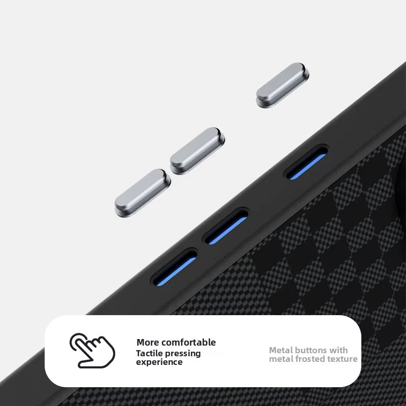 Premium Slim Magnetische Handyhülle mit Schachbrettmuster aus Carbonfaser für Google Pixel 11 10 9 8 Pro XL in Schwarz - Bild 4