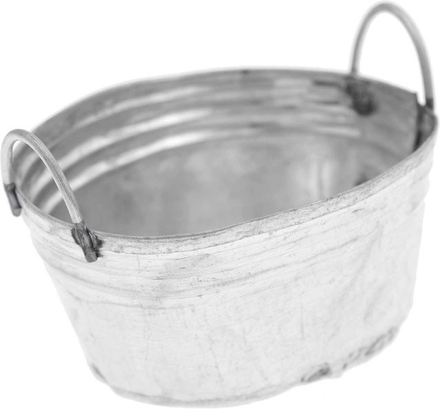 Rico Design Miniatur Metalleimer oval - Bild 1