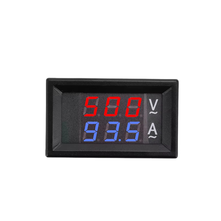 Gaqqee Digitales Voltmeter Amperemeter mit Transformator und 0,28 Zoll Dual LED Display AC 50-500V 10A 50A 100A - Bild 2