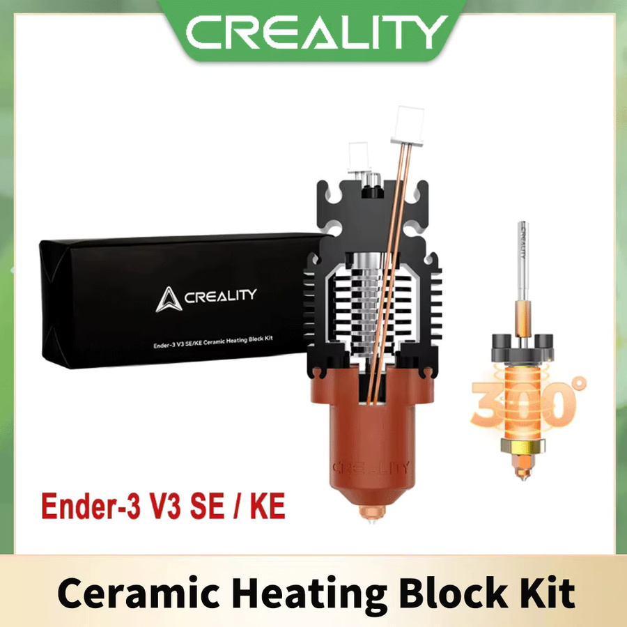 Creality Ender 3 V3 SE / V3 KE Hotend-Kit mit Keramik-Heizblock und Schnellwechsel-Düsen für Hochgeschwindigkeitsdruck bis 300 °C - Bild 3
