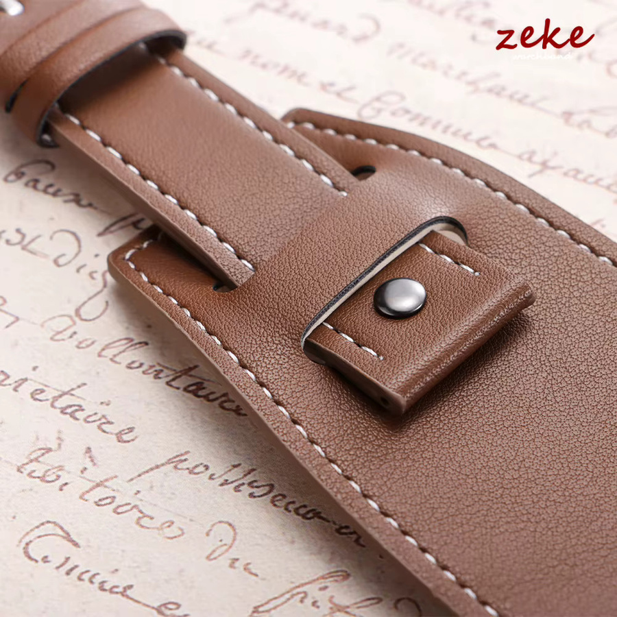 crazyband Uhrenarmband Rindsleder, Herren, Schwarz - Bild 4