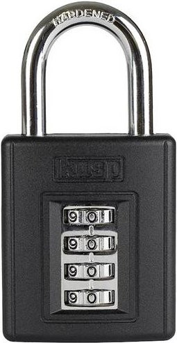 Kasp K11550D Zahlenschloss in Schwarz mit 50 mm Bügelweite - Bild 1