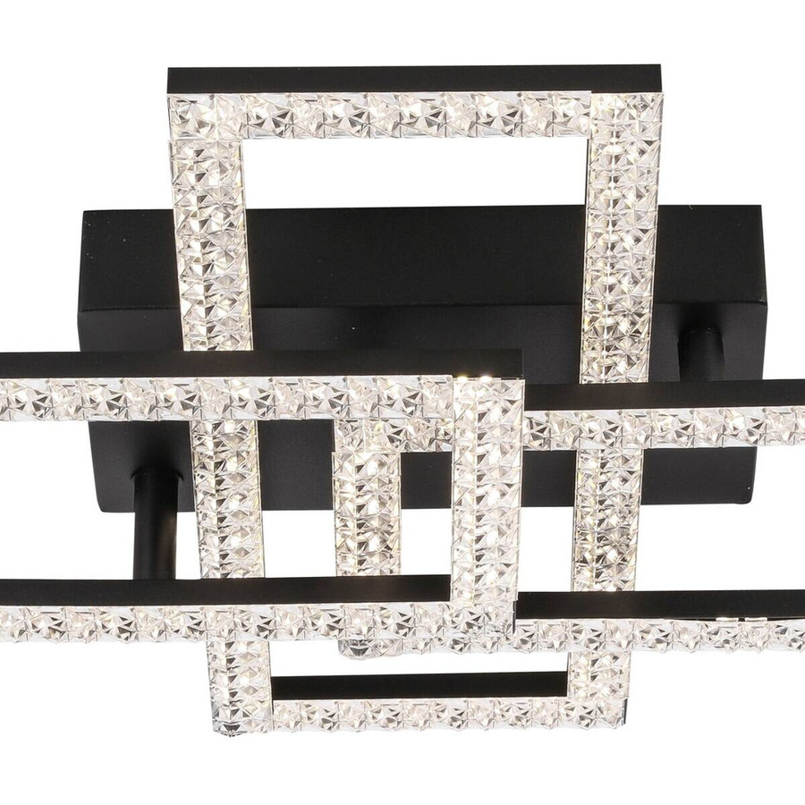 POCOline Deckenleuchte Zyra LED in Schwarz aus Kunststoff, B: 35 cm, H: 62 cm, T: 9 cm - Bild 3