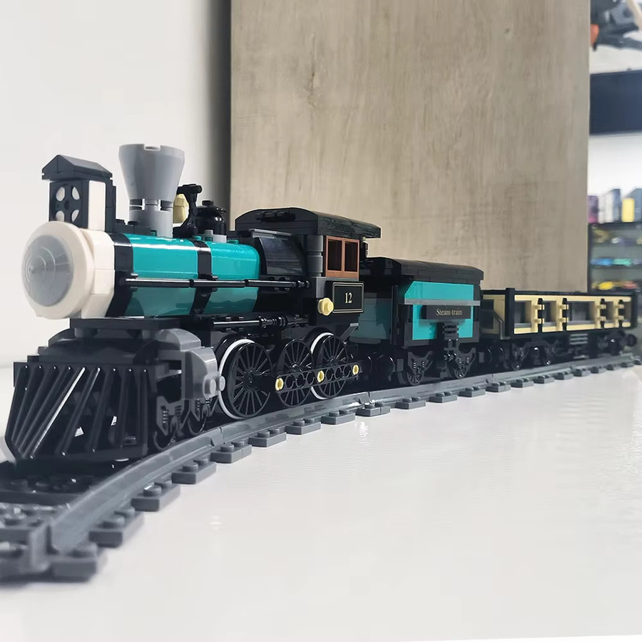 CETYL Baustein Set TH 10 Dampfzug Modell Technische Eisenbahn aus Kunststoff in Mehrfarbig - Bild 5