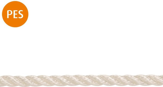 Conacord Polyester Seil Gedreht Weiß Durchmesser: 8 mm - Bild 1