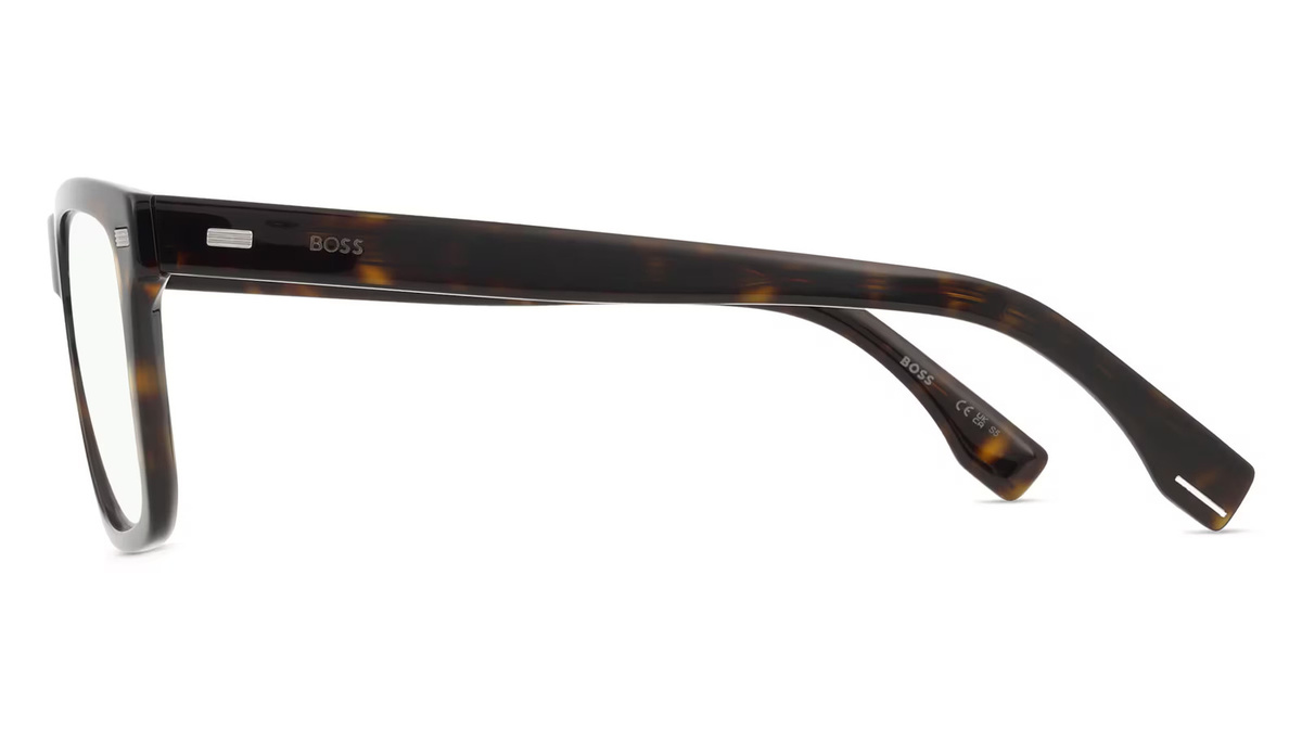 Hugo Boss 1445 Korrektionsbrille, Vollrand, Quadratisch, Metall, Unisex, braun - Bild 1