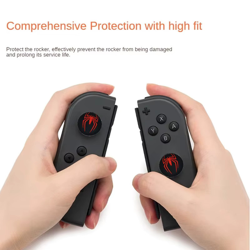 Rutschfeste Silikon-Analog-Controller-Schutzhüllen für Nintendo Switch 2 mit Daumengriffen und Joystick-Kappen - Bild 2