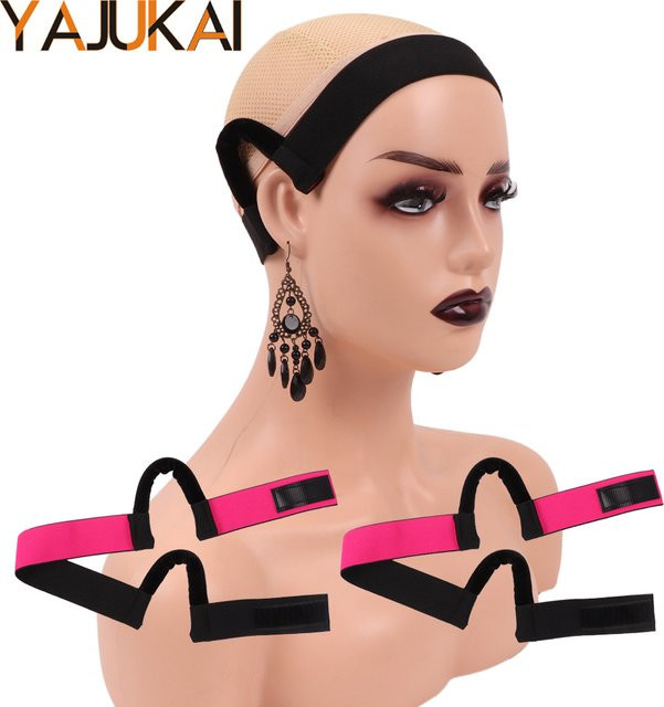 Yajukai Gummiband für Spitze Perücke, Schwarz, 3 cm - Bild 1