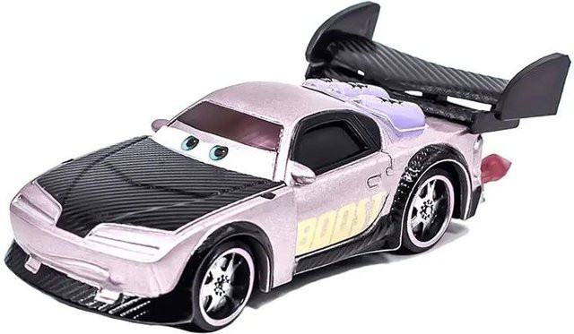 Disney Pixar Cars Lightning McQueen Rennparty Wingo Snod-Rod Boost Dj, Metall Die-Cast Modell Spielzeugautos, 1:55, ab 4 Jahren - Bild 1