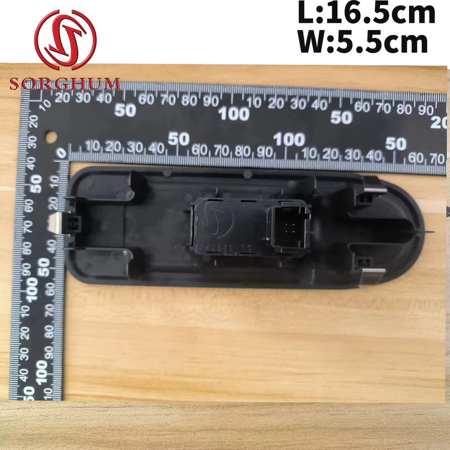 Fensterheberschalter Beifahrerseite Rechts für Peugeot 508 208 308 2008 408 und Citroen C5, Farbe: Schwarz, Marke: SORGHUM - Bild 2