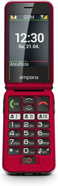 Emporia Joy Seniorenhandy in Rot - Bild 1