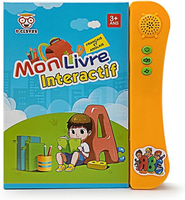 Kidsly Französische Sprache Früherziehung Sprachmaschine Buch mit Stift, Lernspielzeug, ab 6 Jahren - Bild 1