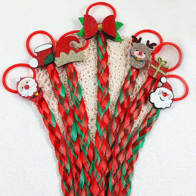 Pferdeschwanz, bunter dekorativer Weihnachtselement - Bild 1