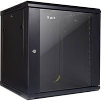 Inter-Tech Wandgehäuse SMA-6612 IT-Schrank in Schwarz - Bild 1