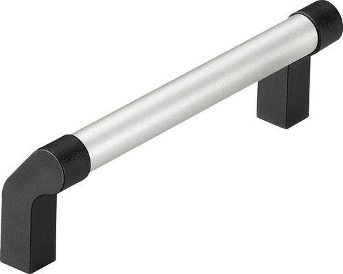 Rohde Universalgriff Schwarz Silber, 4er Set, L x B x H: 10 x 1,2 x 4 cm - Bild 1