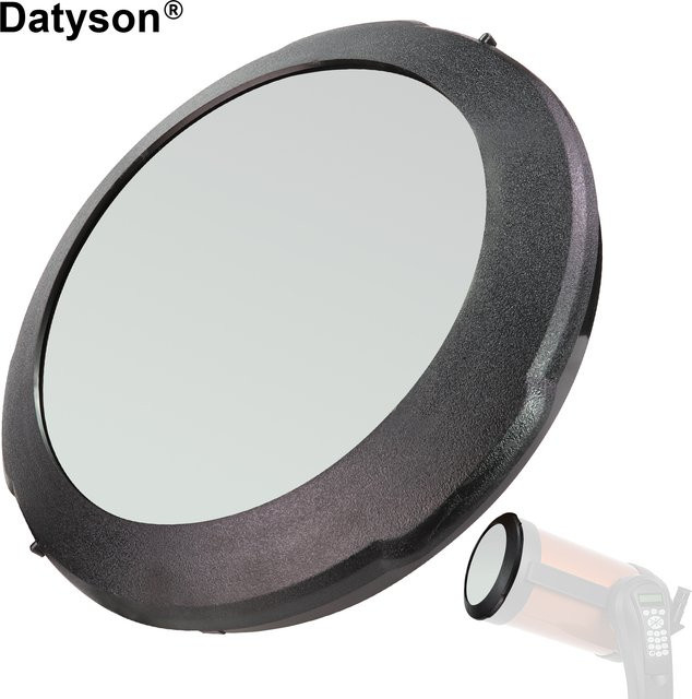 Datyson Solarfolien-Objektivabdeckung mit 225 mm Blende für Celestron CPC 800 und NexStar 8SE 8 Zoll in Schwarz zur Beobachtung von Sonnenflecken mit dem Teleskop - Bild 1