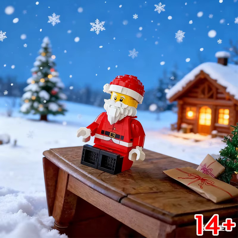 Disney Weihnachtsmann-Minifigur, Baustein-Puzzle-Modell, 761 Teile, ab 14 Jahren - Bild 4