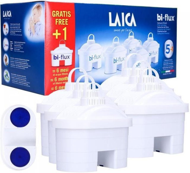 Laica Bi-flux Wasserfilter Set, 6 Stück, Weiß - Bild 1