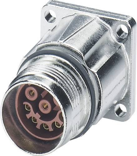 Phoenix Contact M17 Compact Gerätesteckverbinder ST-08S1N8AW400S Vorderwandmontage Silber - Bild 1