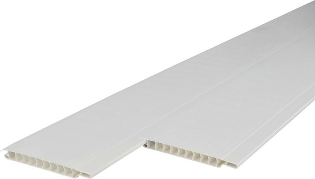 Kosche Duropan Kunststoffpaneele aus PVC in Weiß, B: 10,5 cm, L: 270 cm - Bild 1