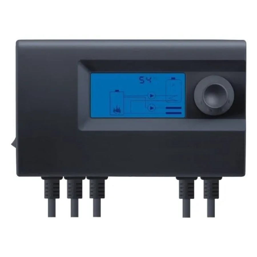Euroster Elektronischer Pumpenregler 11Z mit LCD-Display in Schwarz, B/T/H: 152,0 x 90,0 x 52,0 cm - Bild 2