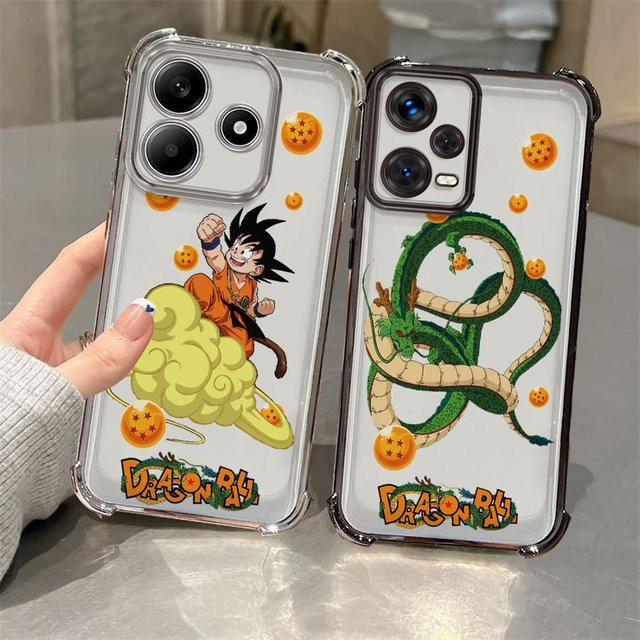 Handyhülle mit Anime Dragon Ball Z Design für Xiaomi Redmi A3 A3X 13C K80 5G 14C A5 K80 Pro, transparent - Bild 1