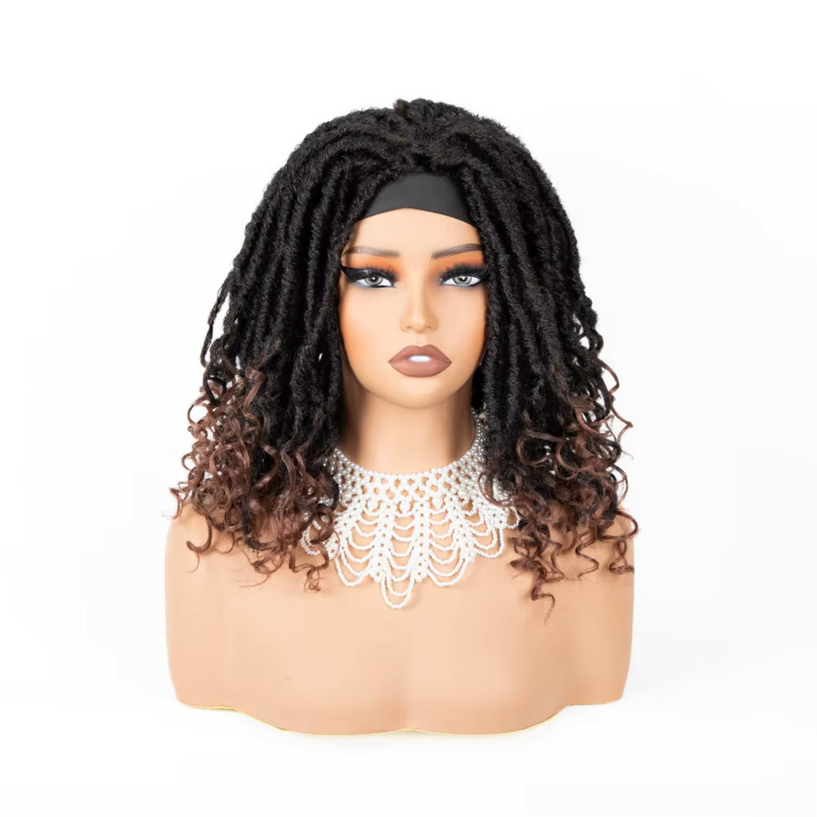 Inspiration Fashion Synthetische Dreadlock-Perücke für Damen, 16 Zoll, lockige Enden - Bild 2