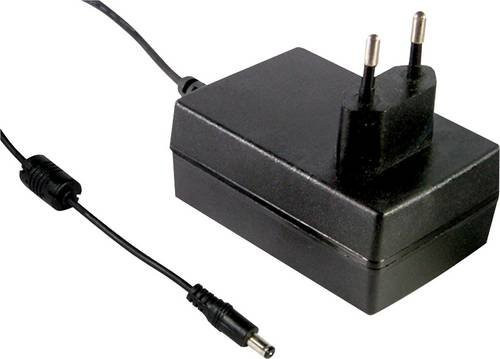 Mean Well GST18E09-P1J Steckernetzteil Schwarz 9 V/DC 2000mA 18W mit Barrel-Plug - Bild 1