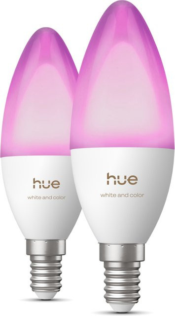 Philips Hue White & Colour Ambiance LED Kerzenlampen E14, 2er-Set, Weiß, dimmbar, RGBW - Bild 2