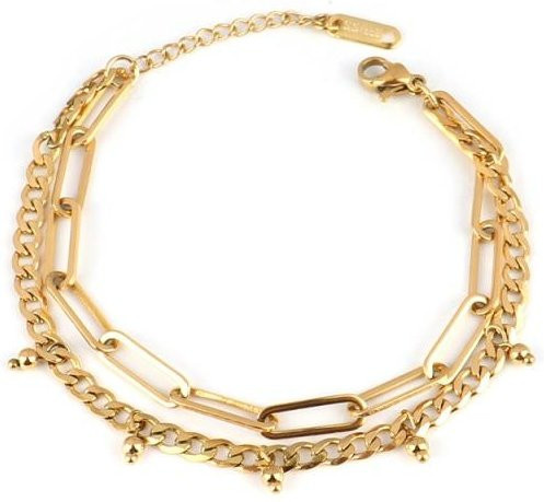 Yiran pet products Armband, Edelstahl, Gold, Damen - Bild 1