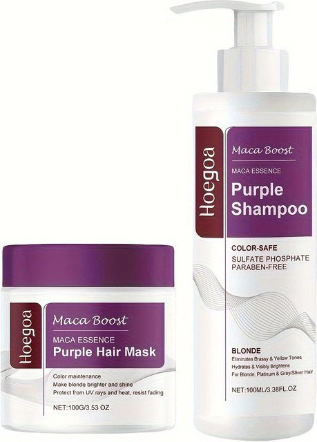Perfect Skin Shampoo & Haarmasken Set, Keratin, Vitamin E, 100g+100ml - Bild 1