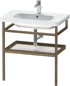 Duravit Handtuchhalter DuraStyle in Weiß mit Chrom und Amerikanischer Nuss, B: 74 cm, H: 44 cm - Bild 1