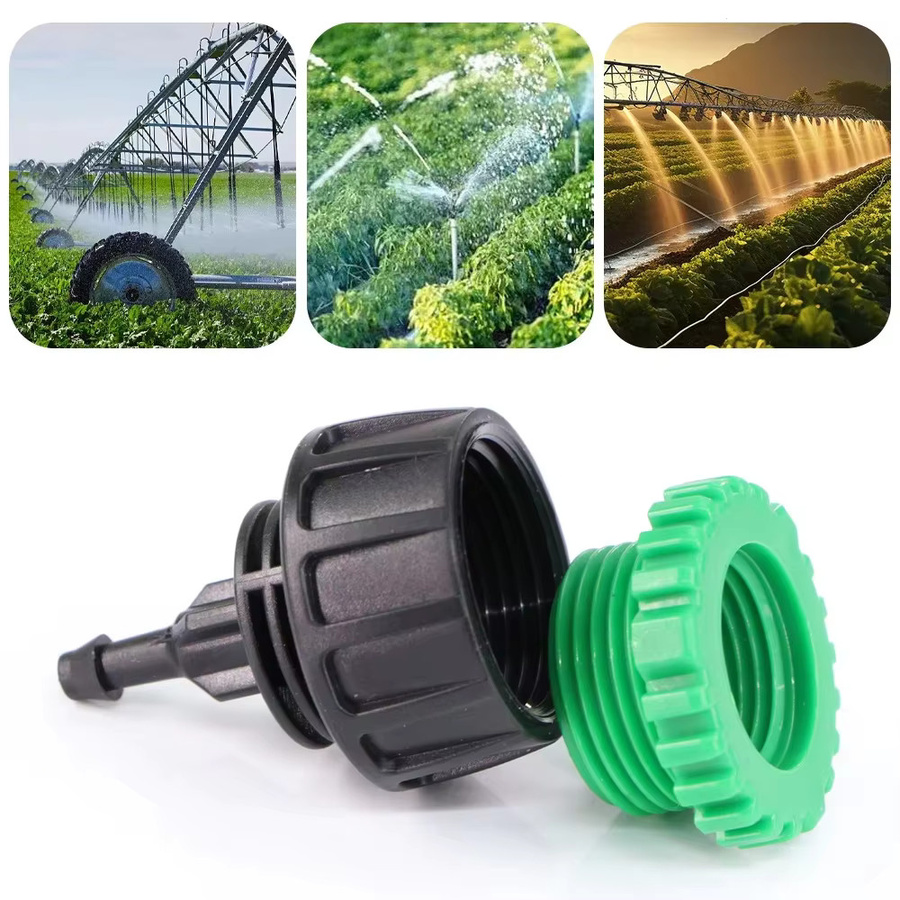 MUCIAKIE 2er Set Gartenschlauch Adapter für Wasserhahnanschluss 1/2 Zoll und 3/4 Zoll Innengewinde auf 4/7mm, 8/11mm und 16mm Micro Drip Tubing Bewässerungsarmaturen in Schwarz - Bild 4