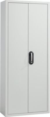 C + P Magazinschrank mit Türen und 12 Regalböden in Grau, Höhe: 198 cm - Bild 1