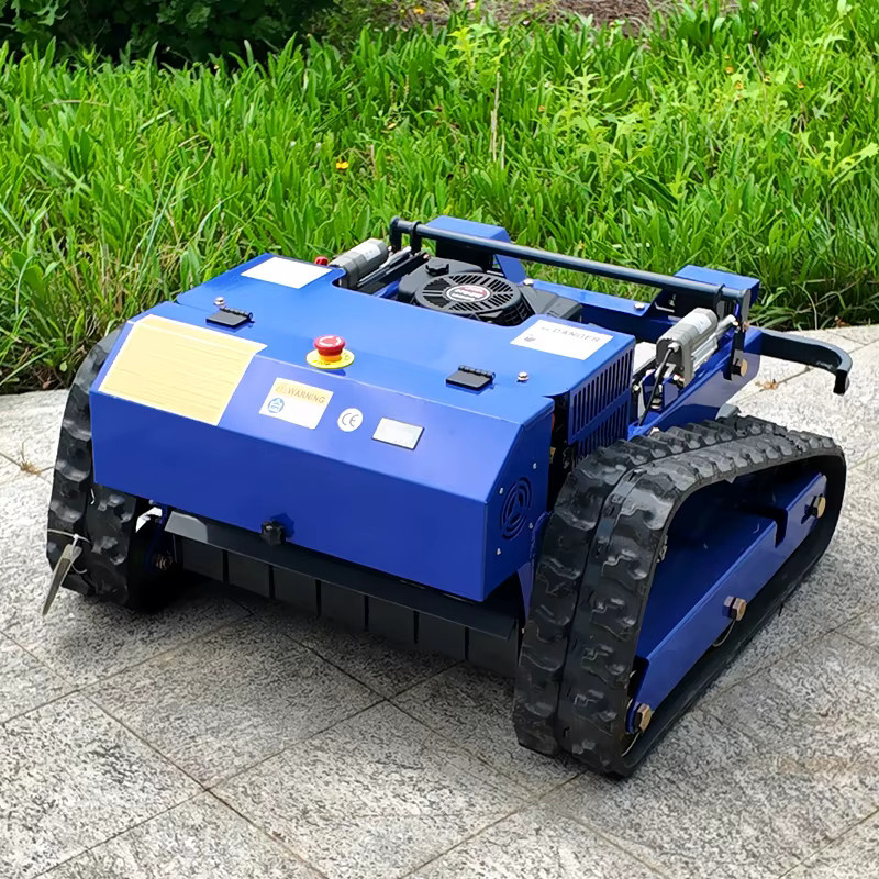 AIWEIYA Industrieller ferngesteuerter Rasenroboter in Blau für professionelle Rasenpflege - Bild 5