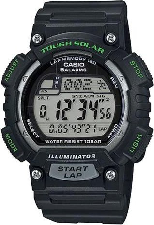 Casio Digitaluhr, Quarz, Kunststoff, Grau, Schrittzähler, Unisex - Bild 1