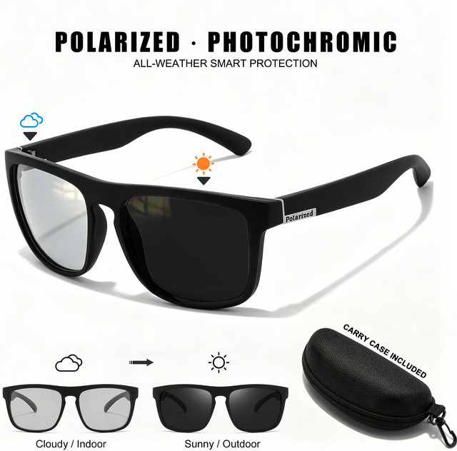 VEGUEROS Sonnenbrille, Square, Vollrand, Kunststoff, Schwarz, Unisex - Bild 1