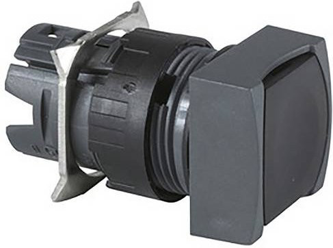 Schneider Electric ZB6CA2 Drucktaster-Frontelement aus Kunststoff in Schwarz - Bild 1