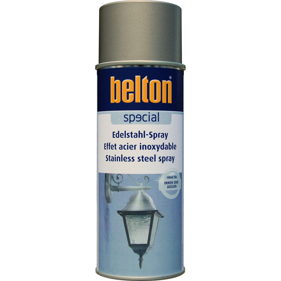 Belton Special Edelstahl Spray glänzend Silber Transparent 400 ml - Bild 2